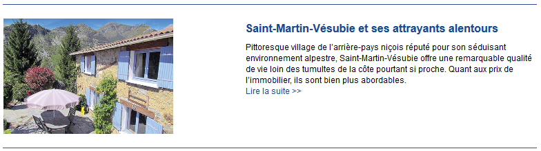 Un exemple d'article de Maisons et Appartements